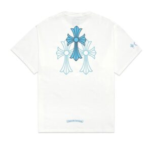 T-Shirt Chrome Hearts Triple Cross Logo White