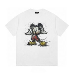 T-shirt Balenciaga Mickey Mouse Print