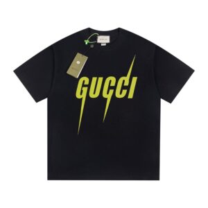 T-shirt GG Neon Logo Black