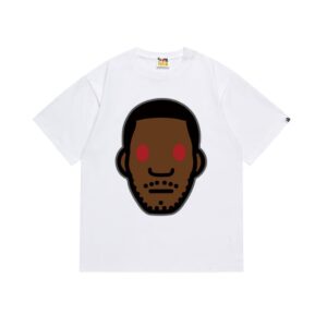 T-shirt BAPE Red Eye Face White