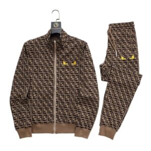 FND Set Tracksuit Monogram Beige