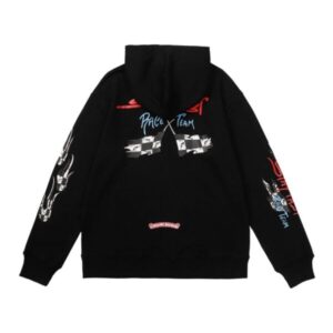 Hoodie Chrome Hearts Race Team Graphic Black CH078