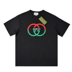 T-shirt GG Interlocking Logo Black