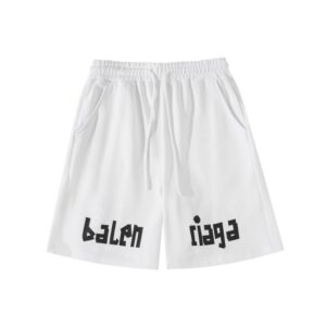 Shorts Balenciaga Print White