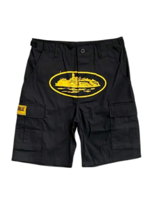 SHORTS BLACK & YELLOW