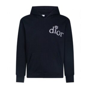 Hoodie Dior Black Be Nice Graphic DO055