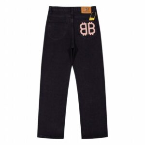 Jeans Balenciaga BB Logo Black BL029