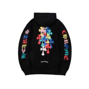 Hoodie Chrome Hearts Colorful Crosses Design CH076