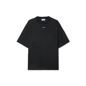 OFF-WHT T-shirt S.Matthew Skate Tee with Off Wht Logo Black