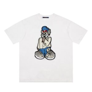 T-shirt LV Cartoon Embroidery
