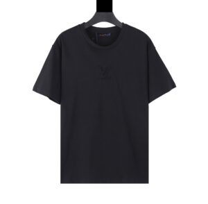 T-shirt LV Black Embroidered Logo