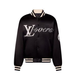 LV Jacket  Lovers’ Nylon Crystal Baseball