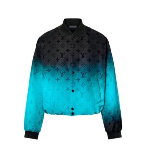 LV Jacket Monogram Flocked Nylon Bomber