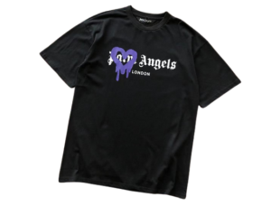 T SHIRT BLACK & PURPLE