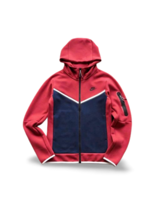TECH FLEECE – BORDEAUX/DARK BLUE (completa)