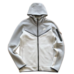 TECH FLEECE – GREY/WHITE (completa)