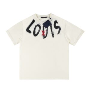 T-shirt LV Brushstroke Logo White