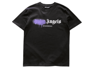 T SHIRT BLACK & PURPLE