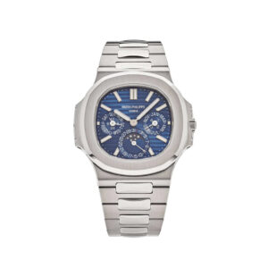 Patek Philippe Nautilus 5740/1G Perpetual Calendar Moon Phase White Gold Blue Dial (2019)